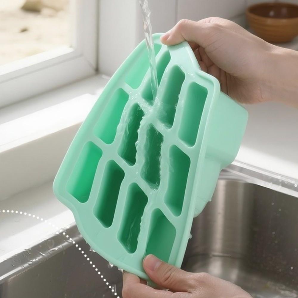 Reusable Silicone Popsicle Mold Easy Release Ice Cream Maker New Frozen Dessert Tray Freezer
