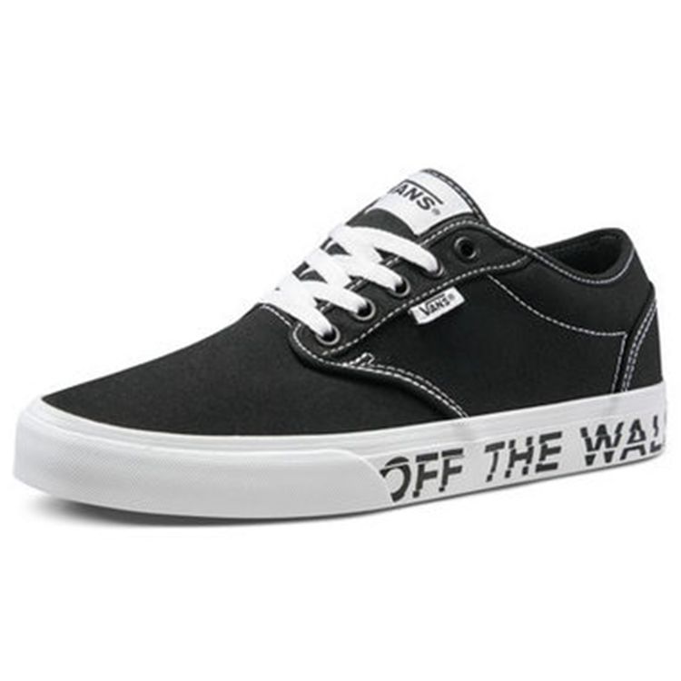 Vans Atwood Printed Fox - Black White Unisex Sneakers True-White VN00015GR0M