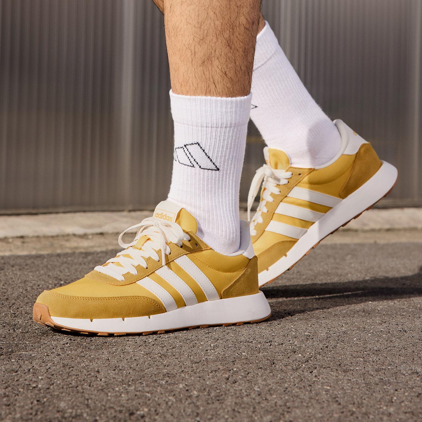 Adidas Run 60s 2.0 Athleisure Running Shoes Unisex Sunlight Yellow 43