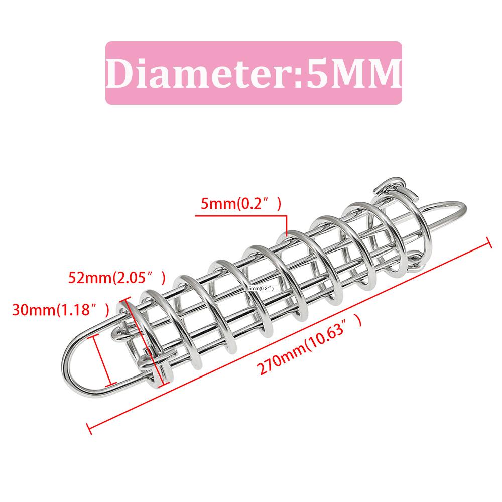 Marine Hardware Fittings 270mm / 10.63in Boat Docking Mooring Spring Stainless Steel 50MM 60MM Snubber Springs for Ship Yacht