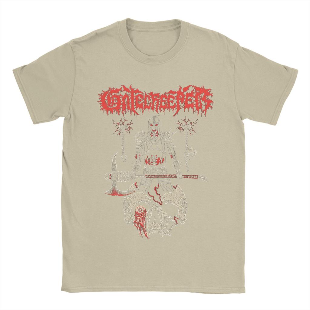 Men's Band Gatecreeper T Shirts  100% Cotton Clothes Unique Short Sleeve Crew Neck Tee Shirt Plus Size T-Shirts