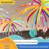 Custom Atmosphere Balloons: Fireworks, Housewarming, Birthday Props & Dopamine Long Strip Decor