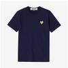 Comme Des Gar Ons Play Gold HearT PaTch Unisex T shirT Ax T216 051