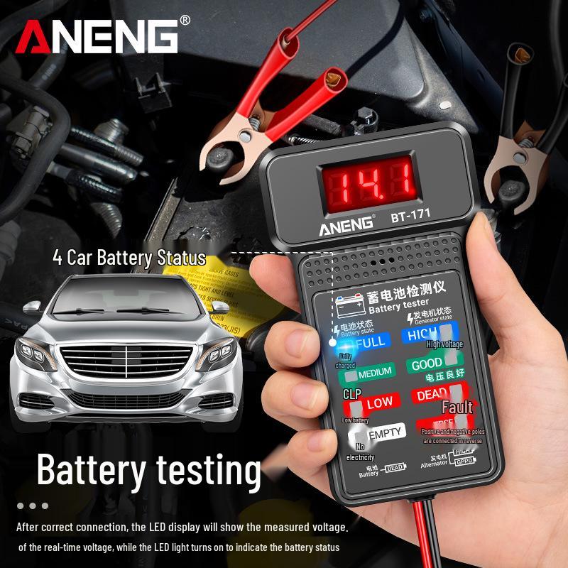 ANENG 12V Battery Tester for Cars, EVs, and Motorcycles - Models BT171/BT172