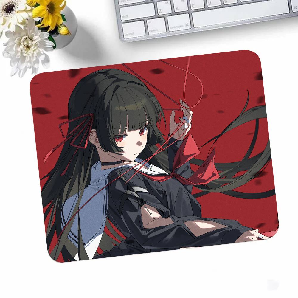 Game Wuthering Waves Kuchiba Chisa Mousepad Small LockEdge Mouse Pad For Gamers Computer Desk Pad Rectangular Anti-slip Rubber