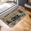 1 pc, Happy Camper RV Camping Welcome Mat Rug - Machine Washable - Perfect for Decorating Living Room, Bedroom, Kitchen