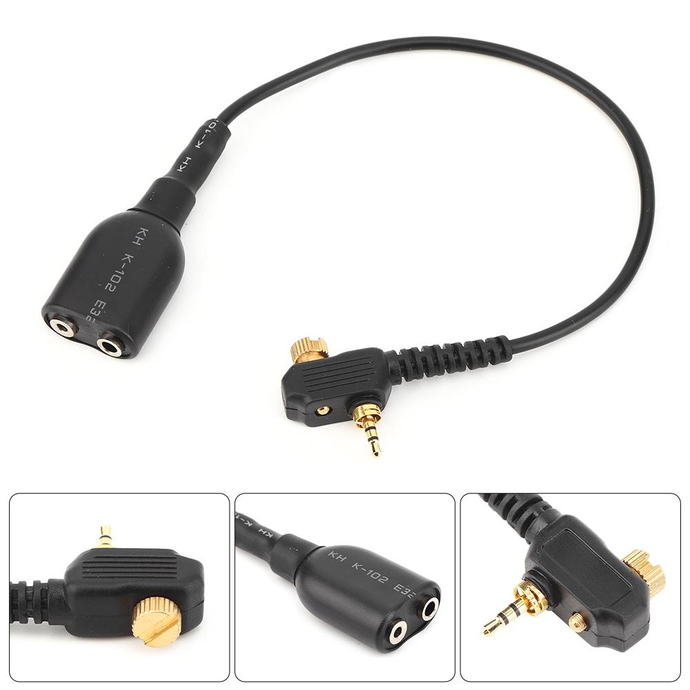 Two Way Radio Audio Cable Adapter Fit for Motorola MTH800 MTH850 MTP850 MTS850 To UV-5R K Head