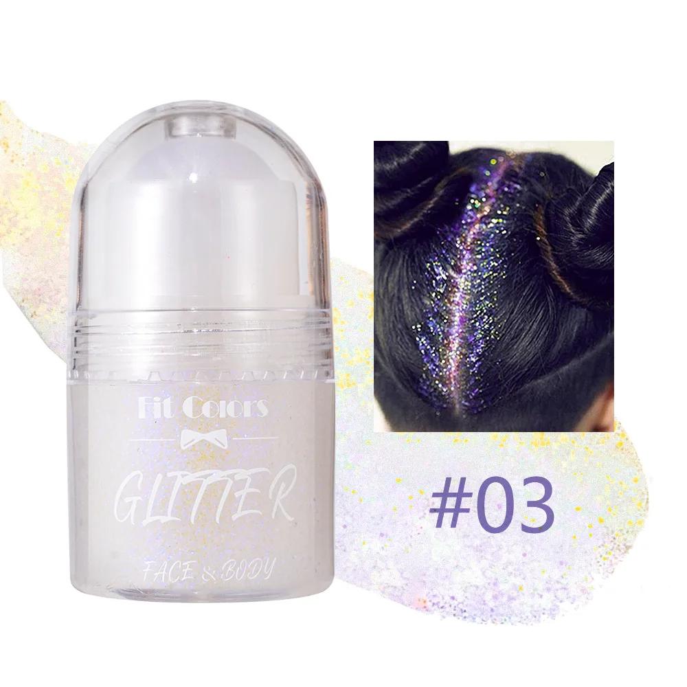 Paillettes roulantes Gel pailleté Peinture pour le visage et le corps Brillant liquide nacré Fard à paupières Illumine la scène Maquillage Décoration