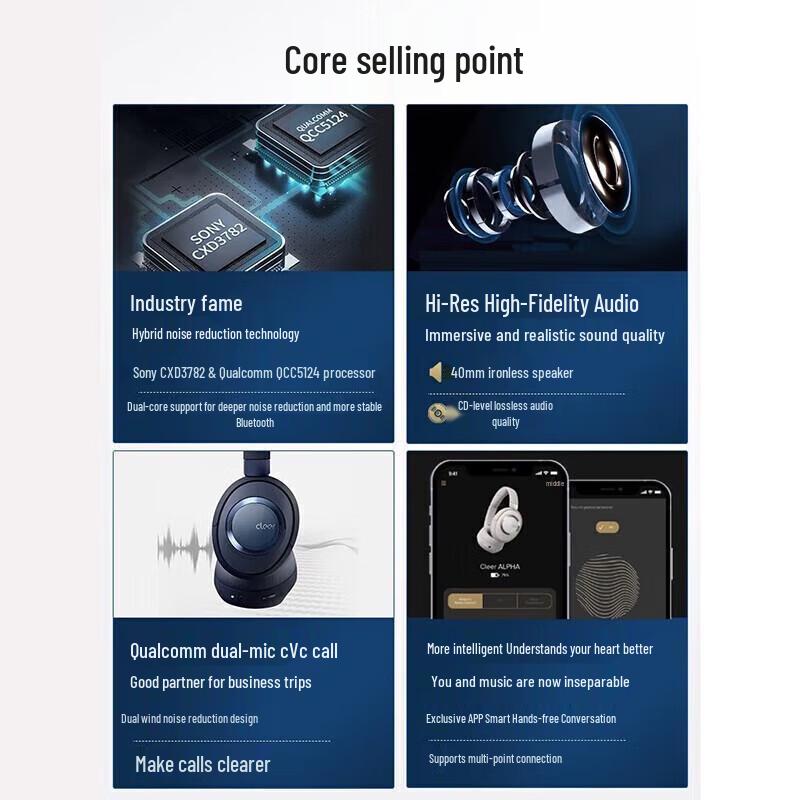 Cleer ENDURO ANC Wireless Noise-Cancelling Headphones