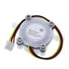 Water Flow Sensor Food-Grade Switch Hall Effect Flowmeter Fluid Meter Counter Connect Hosepipe 0.1-6L/min Easy Installs