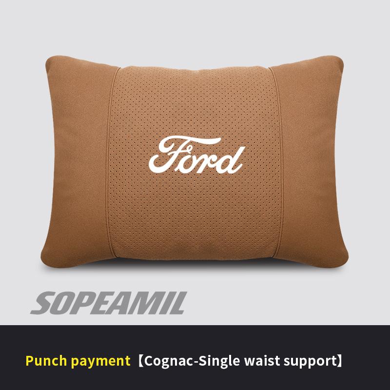 Car Headrest Neck Support Pillow Ford ST Ranger Fusion Mustang Kuga Fiesta EXPLORER EDGE Mondeo Focus Seat Lumbar Cushion Pillow