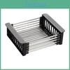 Drainer Sink Strong Basket Load Bearing Storage Anticorrosion Modern Dish Plate Vegetable Fruits Drain Kitchen Supplies