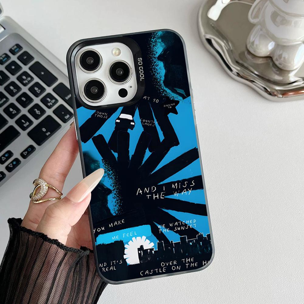 E-Ed S-Sheeran Hot Singer Phone Case Matte Colored Silver For Iphone 17 16 15 14 Pro 13 12 Air Plus 11 7 8 Max Luxury Cover
