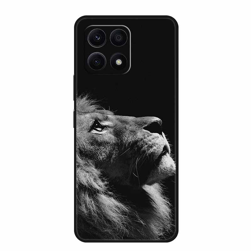 For Honor X6B Case Soft Printed Lion Wolf TPU Silicone Cover for Huawei Honor X6b Case JDY-LX1 Protection HonorX6b Girl Covers