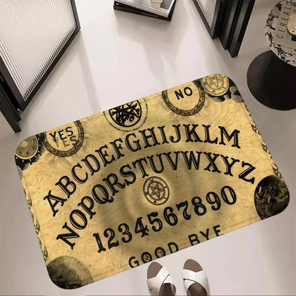 Non Slip Bedrooom Kitchen Carpet Ouija Boards Doormat House Entrance Mat Floor Mats Super Absorbent Bathroom Rug Balcony Rugs