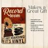 1PC Funny Wine Lover Tin Sign I Brake For Wine Metal Wall Art Bar Kitchen Decor Gift