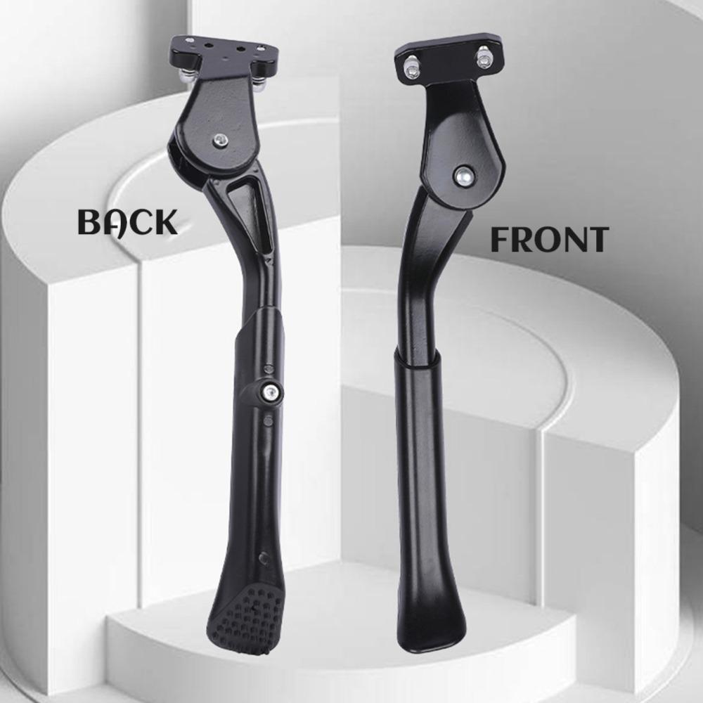Adjustable Height Bike Kickstand Rear Side Mount Alloy Kickstand Bike Side Support Outdoor Cycling