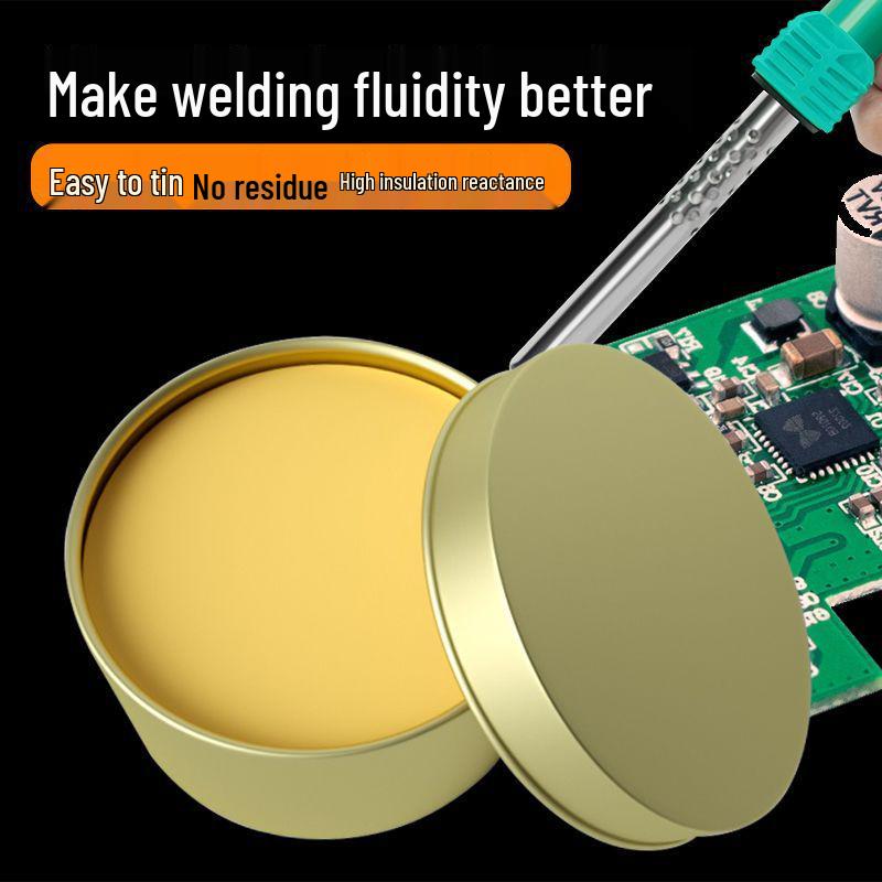 100g No-Clean Rosin Solder Paste for Electric Soldering, Easy-to-Tin, In Tin Box