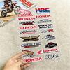 AAAHS1 FOR HONDA HRC H WING Motorcycle Reflective Stickers Waterproof Decals for Helmet Scooter Fuel Tank Toolbox Racing