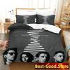 3D Arctic Monkeys Beding Set Print Bed Linen Set With Pilowcase Bed Soft Duvet Cover Soft Single Double Quen Super King-Sized Dimensionsd Dimensions