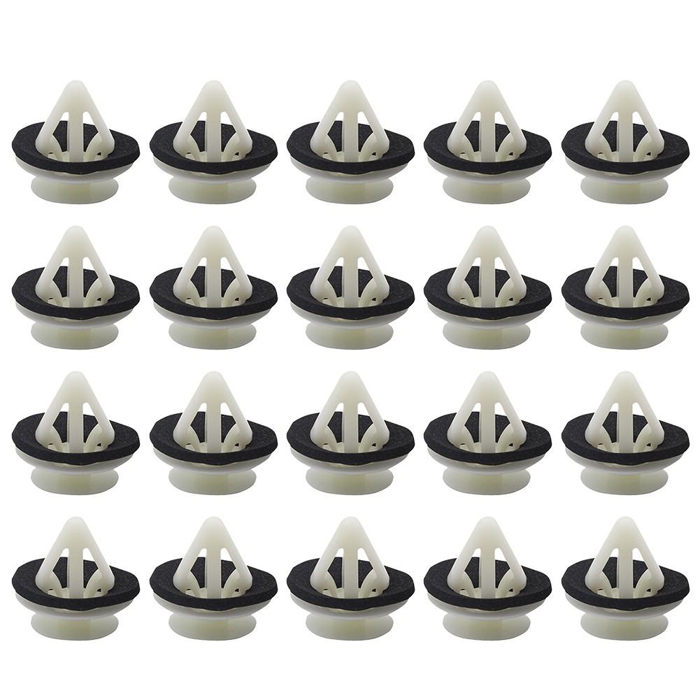 Replaces Door Trim Panel Retainer Nylon Auto Fastener Clips Car Styling Rivets 20pcs