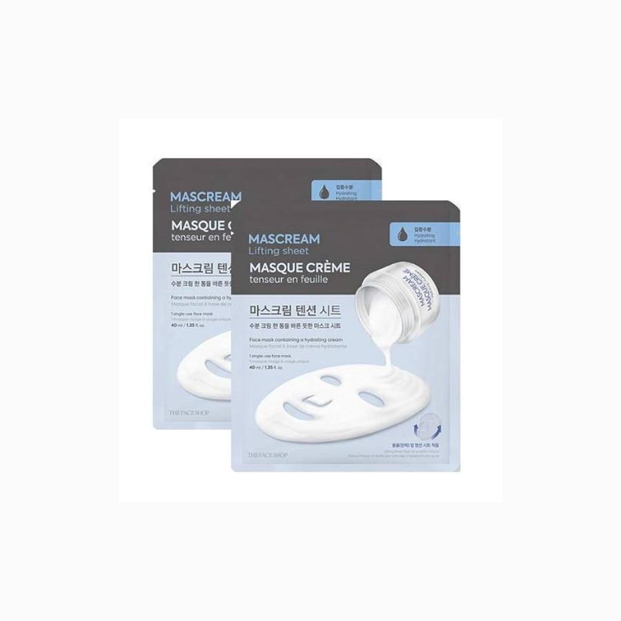 The Face Shop Mascream Lifting Sheet 40ml 1+1 (4 Types)