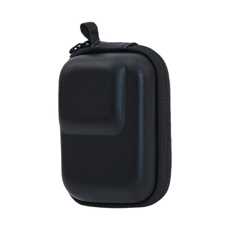 Compact Lightweight Protective Case For Action Camera Water Resistant Shell With Interior Padding And Zippered Closure
