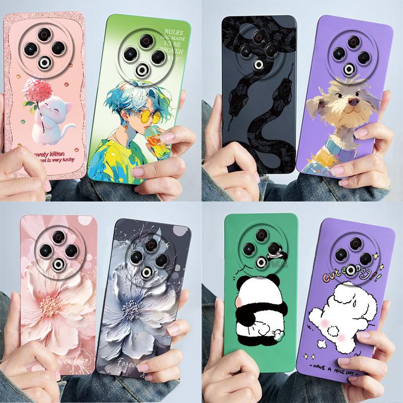 For Tecno Spark 30 Phone Case Spark30 4G KL6 Cover Silicone Cute Panda Flower Boys Girls Cartoon Shell Protective Coque Funda