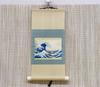 Castle Enterprise Mini Hanging The Great Wave off Kanagawa x Width Scroll (Length 30.2cm 9.3cm)