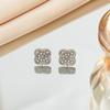 Fashion Earrings Four-leaf Clover Earrings Female Light Luxury Simple 18k Earrings Small Titanium Steel Earrings