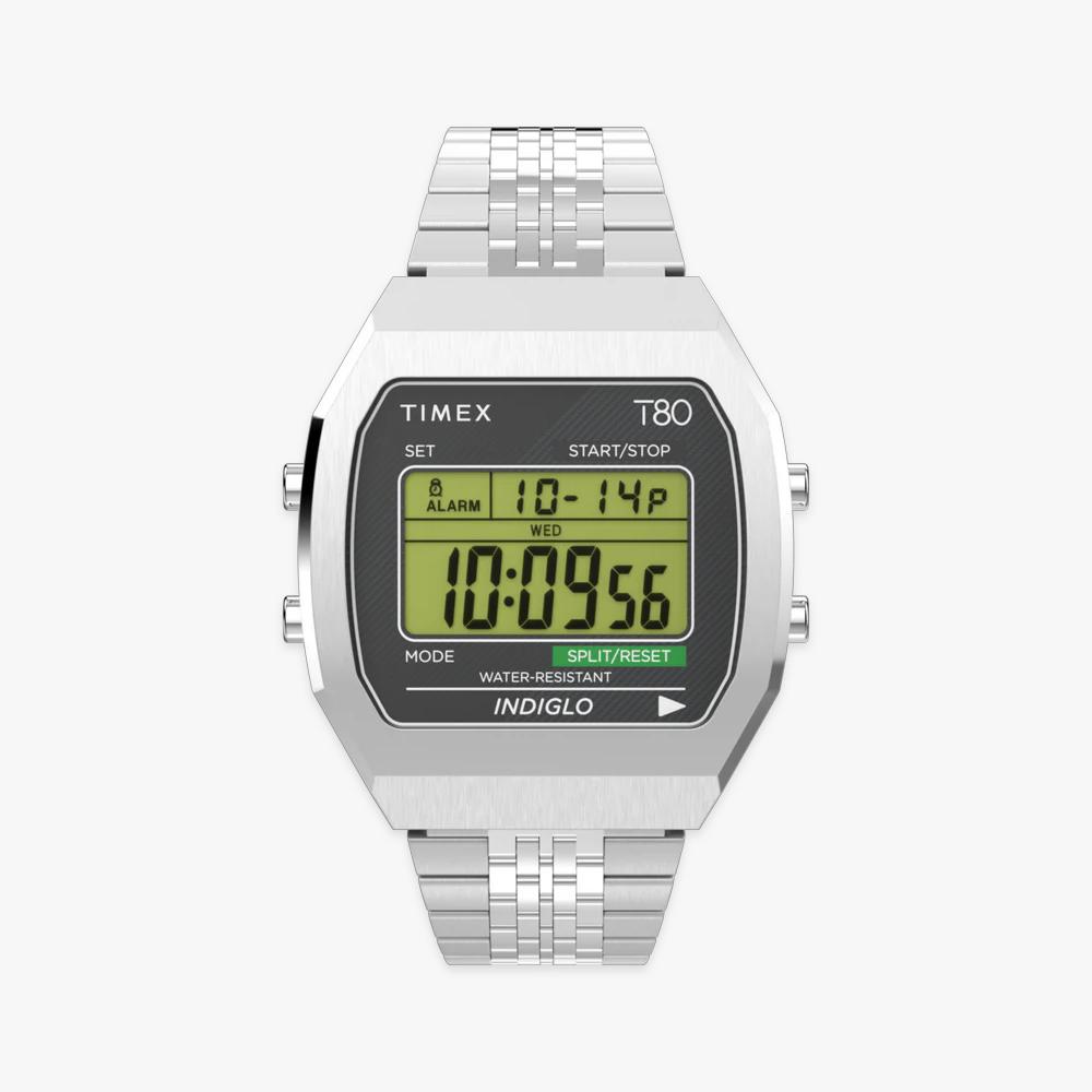 [Timex] T80 Retro Digital Electronic Wristwatch 36mm TW2V74200