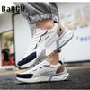 Men's Casual Sneakers Designer Mesh Vamp Breathable Fashion Sport Running Shoes Outdoor Patchwork Comfortable Lace-up Luxury
