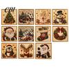Holiday DIY Projects for Family Christmas Faux Pearl Painting Art Kit with Frame, Santa Stress Relief Crafting Activities Beads Craft Adults Beginner,
