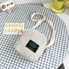 FASHION Cute Girl Canvas Bag Ins Small Crossbody Bag Female Student Solid Colour Simple Adjustable Strap Shoulder Bag Daily Women'S Bag