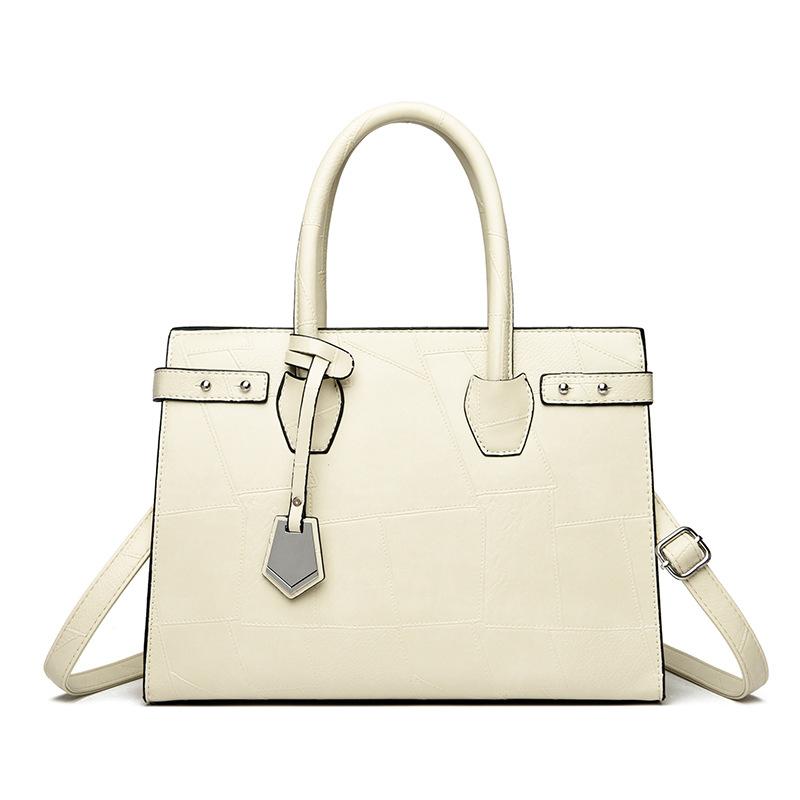 Damentasche Sommer neu urban schlicht Damen Krokodilmuster Schulter tragbar Umhängetasche