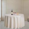 Verdickter runder Tischdeckenrock mit Jacquard-Blumenmuster für Hochzeiten und Bankette