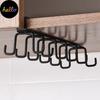 Creative Non-perforated Wall Cabinet Kitchen Storage Rack Hanging Cup Holder