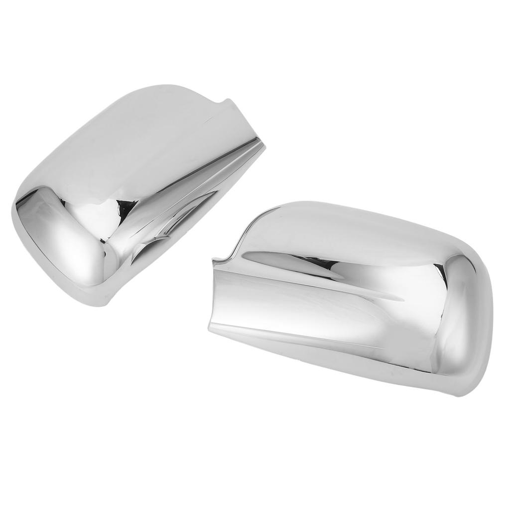 Pair Chrome Mirror Cover Silver Side Door Rearview Mirror Cap Housing Waterproof Heat Resistant for CRV 2003 2004 2005