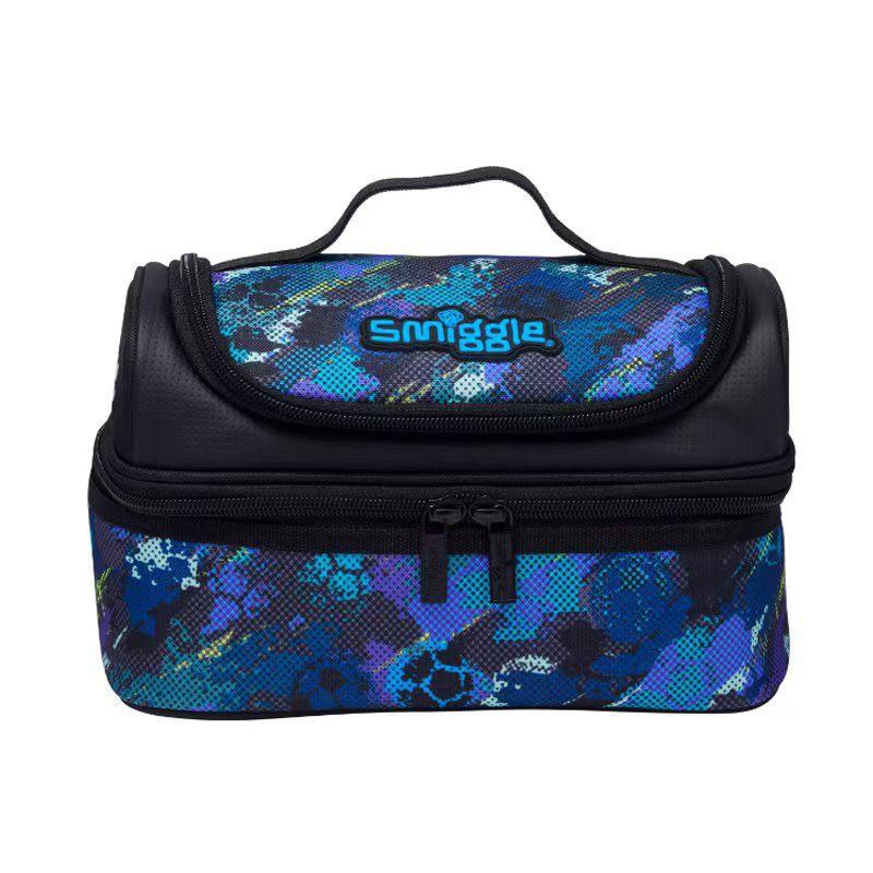 Kids Insulated Lunch Bag School - Double Layer Waterproof Canvas Tote With Handle Large Capacity Leakproof Student Lunchbox