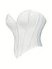 Damen Süßes Herzförmiges Trägerloses Korsett, Schulterfreies Taillenformendes Oberteil, Sexy Weste-Stil Mieder, Kann Außen Getragen Werden