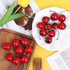 20 Stück Künstliche Kirschen Falsche Frucht Modell Kuchen Ornament Weihnachtsdekoration Fotografie Requisiten Partydeko Heimtischdeko Basteln