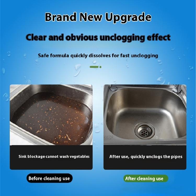 Safe 5 Bottle Drain Dredging Cleaner 110g Each Rapid Action For Shower Kitchen Pipe Systems