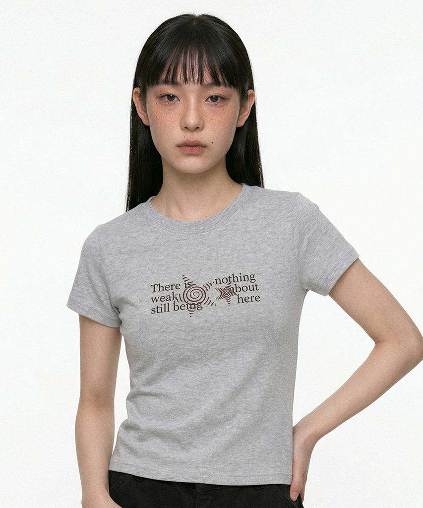 Kichieoli Loop Star T-Shirt (Gray)