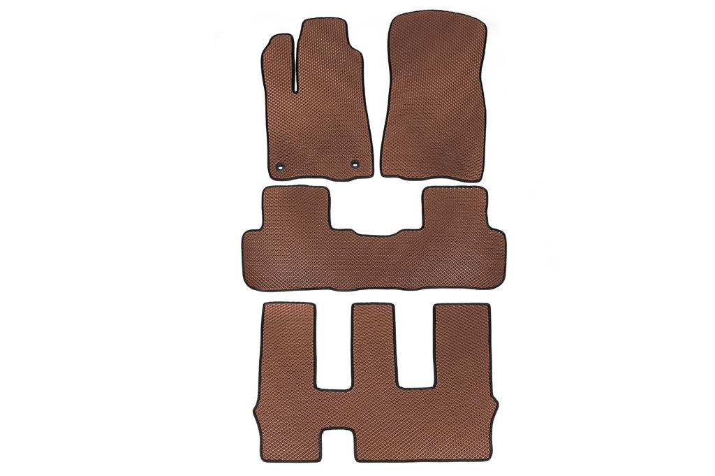 

EVA mats (3 rows, Brown) for Toyota Highlander 2013-2019