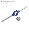 CoCud Die Stock Handle Set, 5/16-18 UNC Thread Die and Fits 16mm-25mm Outer Diameter M7-M8 Die Wrench Tool Kit, for Thread Cutting and Repair, 1 Set
