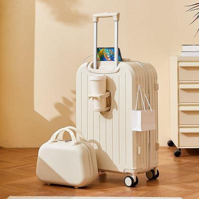 2025 Women's Trolley Suitcase Set: 20/24-Inch Mother-Child Travel Case with Combination Lock, Sturdy & Durable Design
