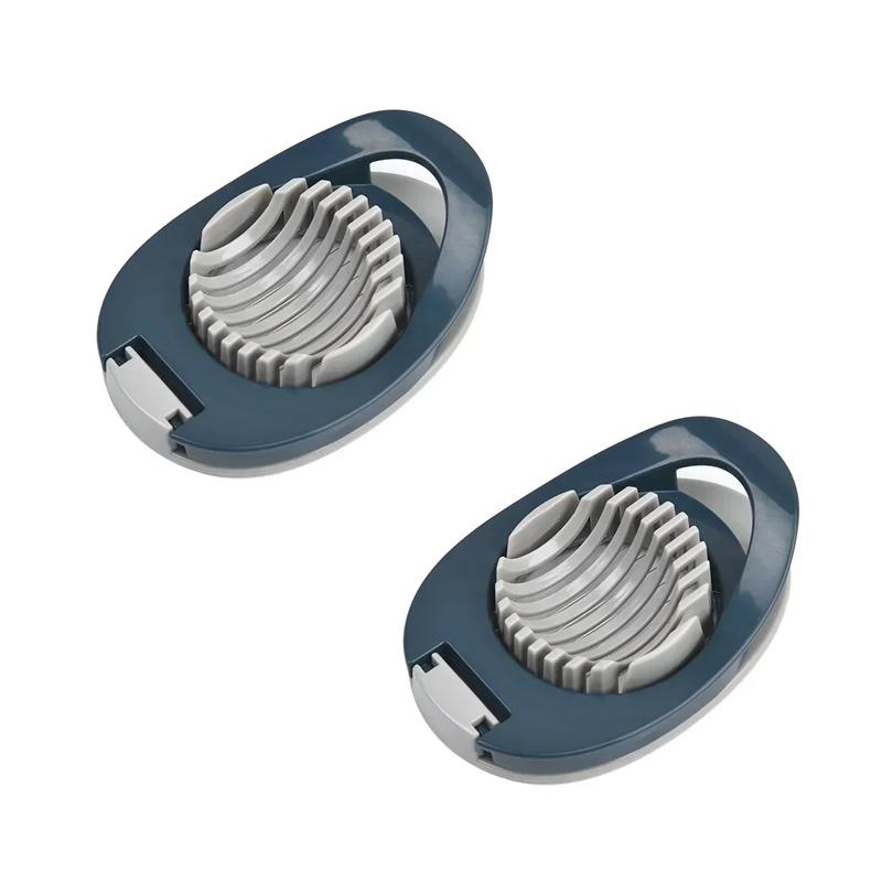 Stainless Steel Egg Slicer, Multi - Function Cutter for Hard - Boiled/Preserved Eggs, Kitchen Tool Fruit Garnish Slicer