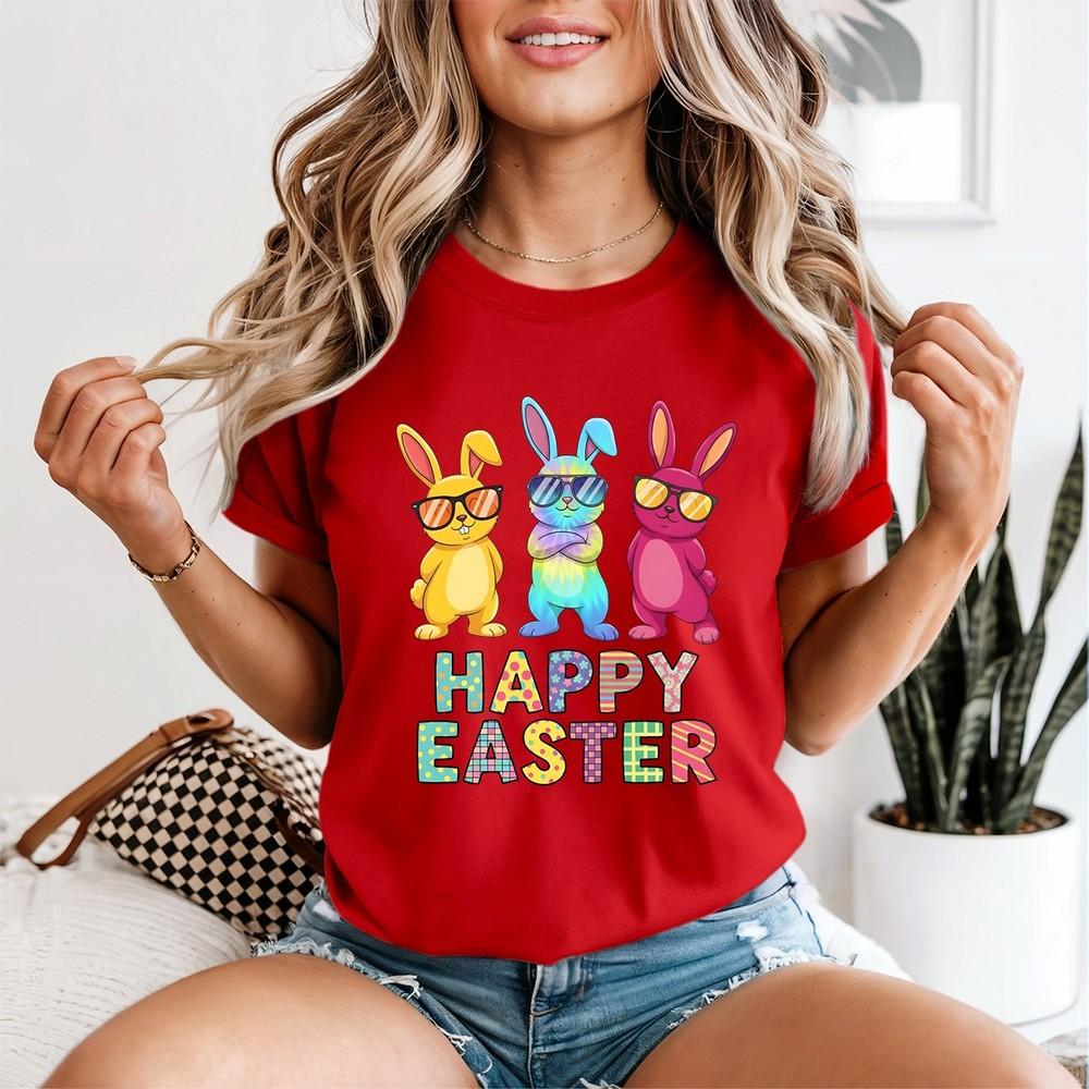 Funny Easter Bunny Cool Bunnies Happy Easter Unisexs Tshirt
