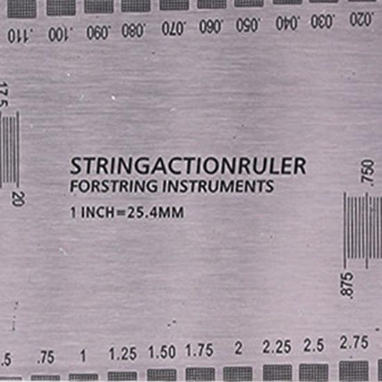 String Height Measurement Tool Multifunctional Guitar Specification Ruler Portable String Action Gauge Luthier Tool for Ukulele Bass Acoustic Guitars