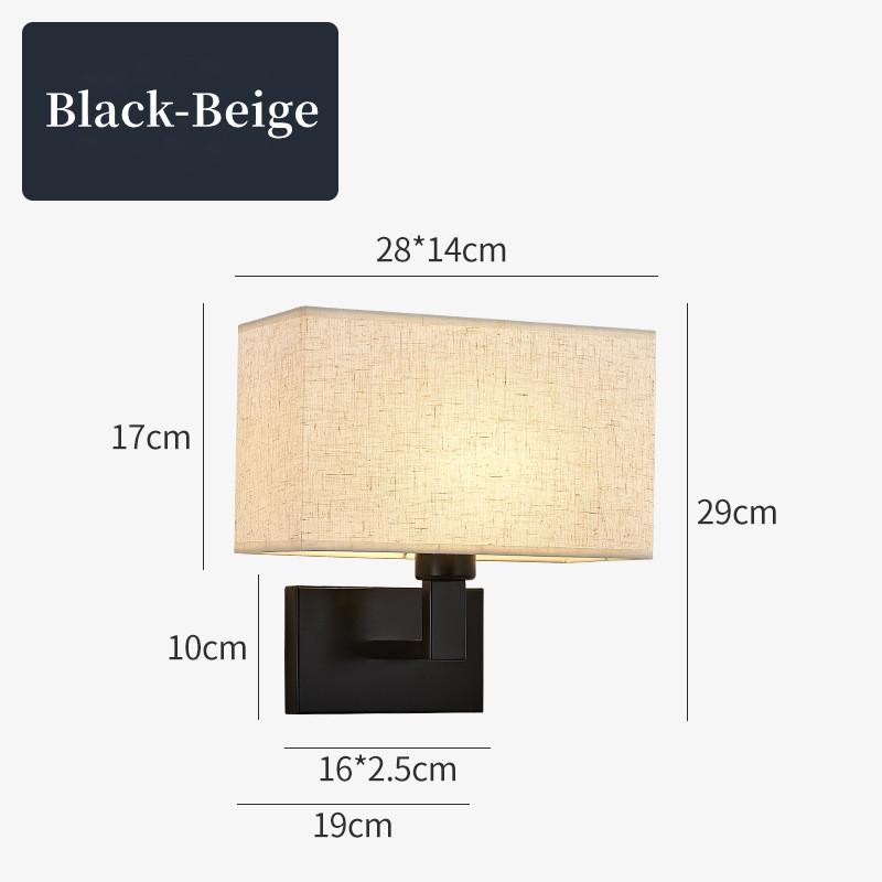 Wall Bedroom Lamp Modern 12W Bedside LED Wall Light Sconce Nordic for Living Room Indoor Aisle Corridor E27
